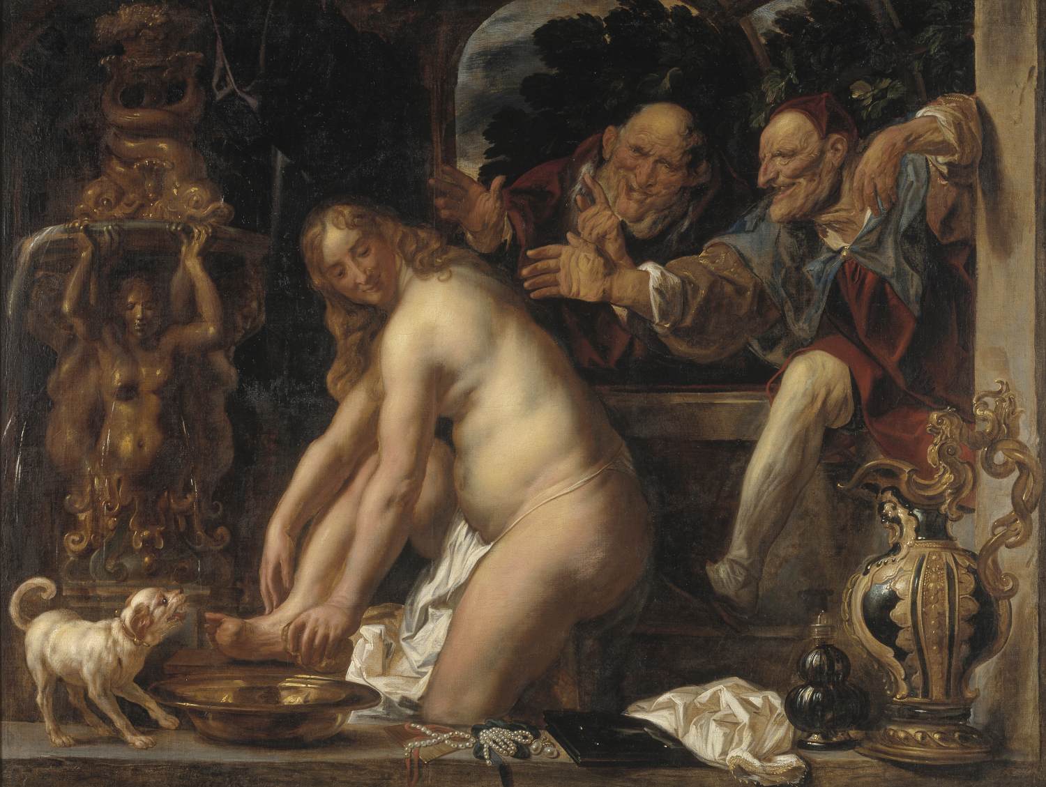 Susanna and the Elders by JORDAENS, Jacob