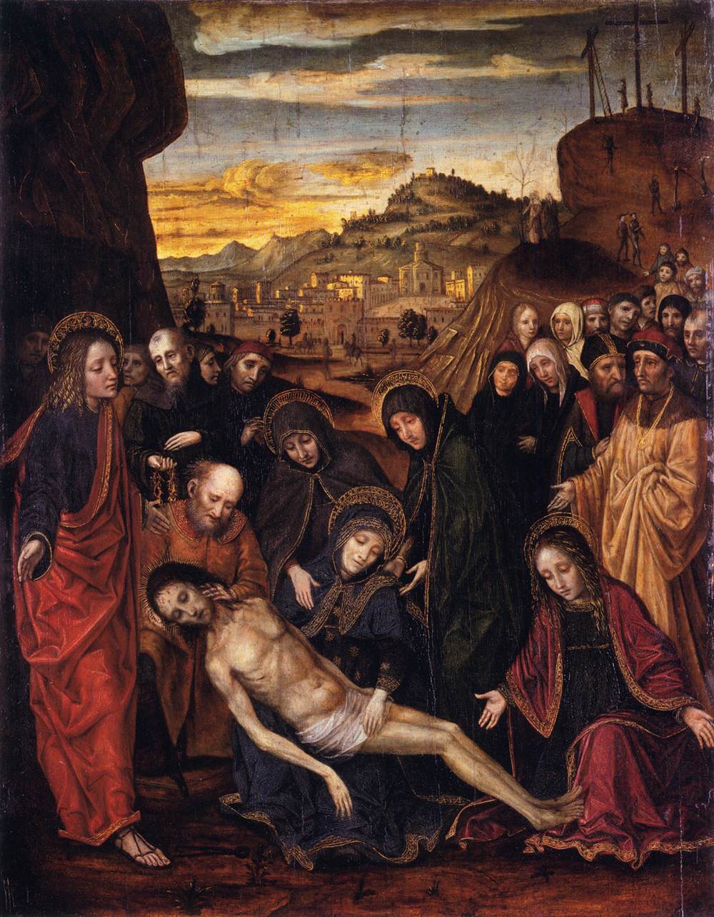 Lamentation of Christ by BERGOGNONE, Ambrogio