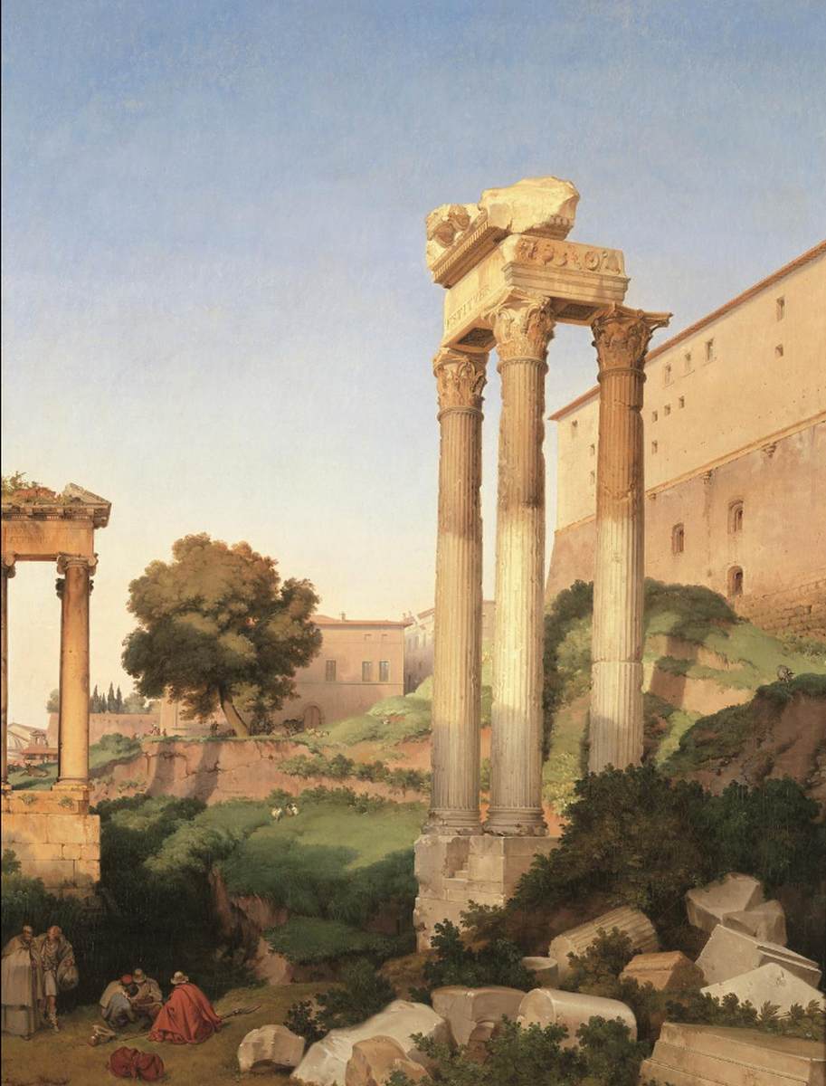 View of the Roman Forum by