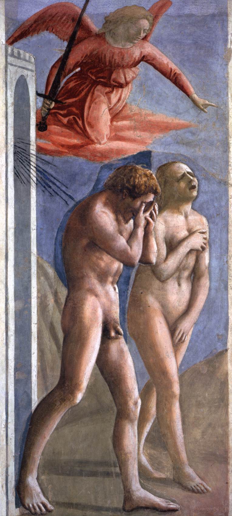 The Expulsion from the Garden of Eden by MASACCIO