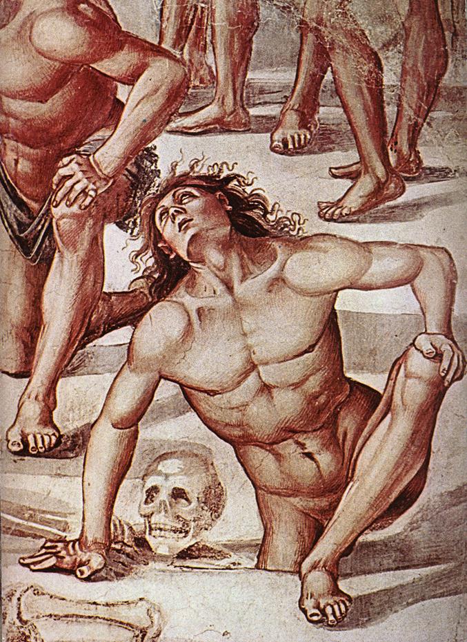 Resurrection of the Flesh (detail) by SIGNORELLI, Luca