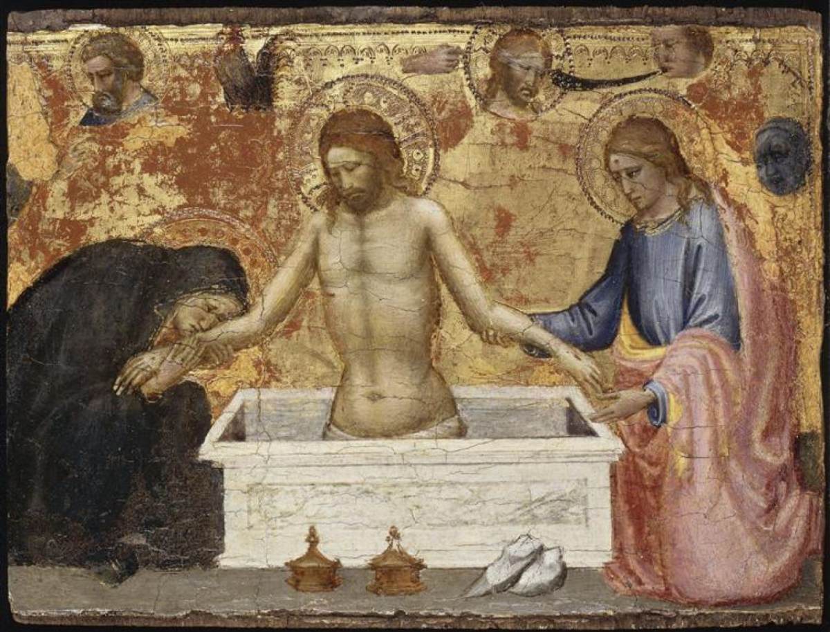 Scenes from the Life of Christ: Christ in the Tomb by MARIOTTO DI NARDO