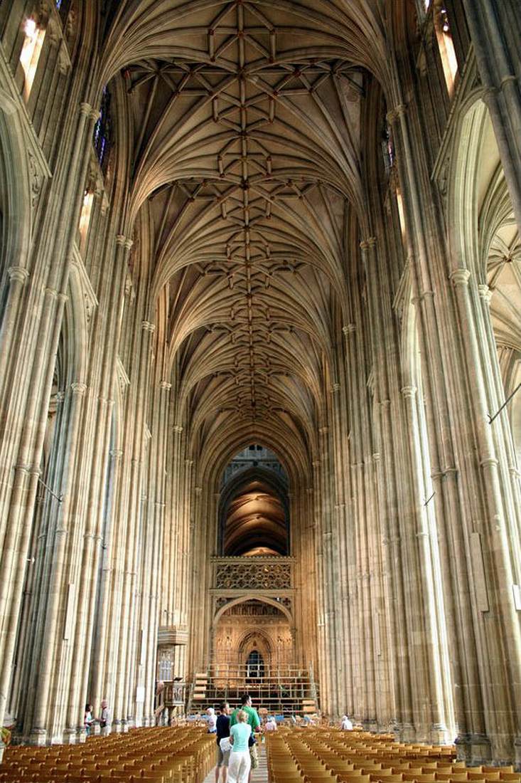 View of the nave by