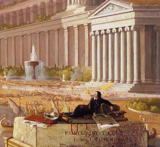 The Architect's Dream (detail) by COLE, Thomas