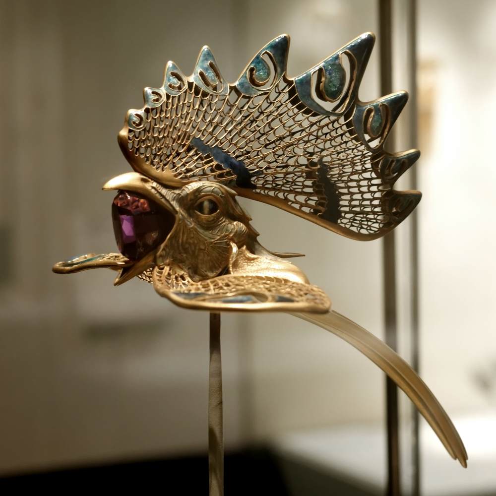 'Cockerel' diadem by LALIQUE, René