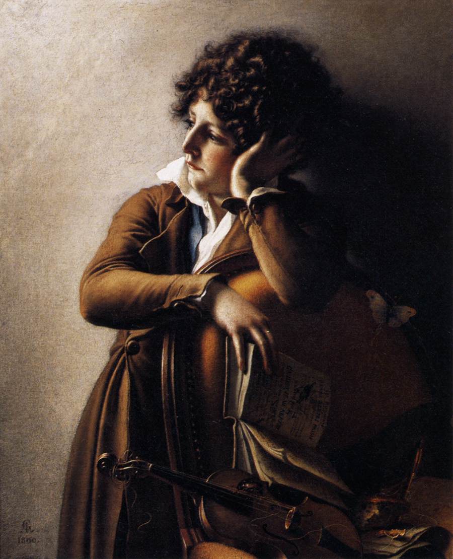 Benoît-Agnes Trioson by GIRODET DE ROUCY-TRIOSON, Anne-Louis