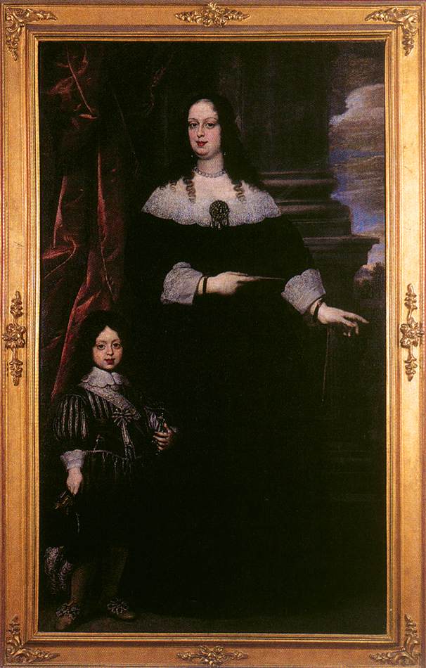 Portrait of Vittoria della Rovere and Cosimo III as a Child by