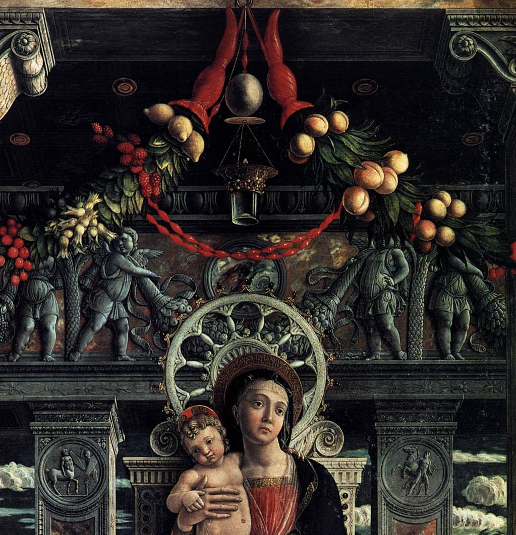 San Zeno Polyptych (detail) by MANTEGNA, Andrea