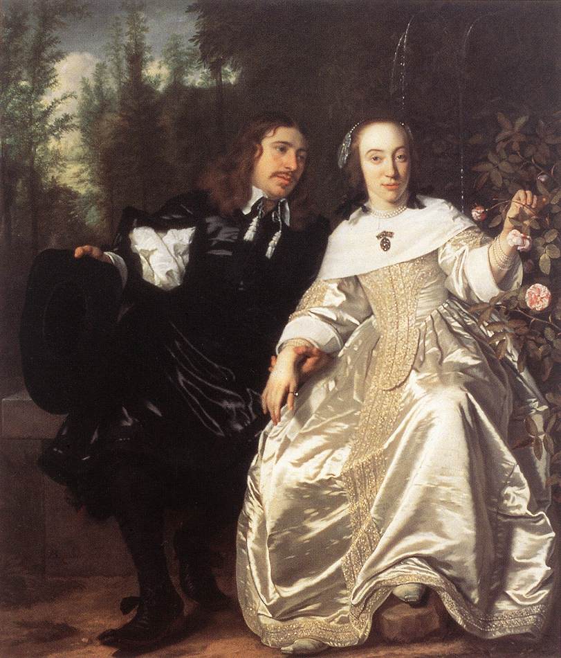 Abraham del Court and Maria de Keersegieter by HELST, Bartholomeus van der