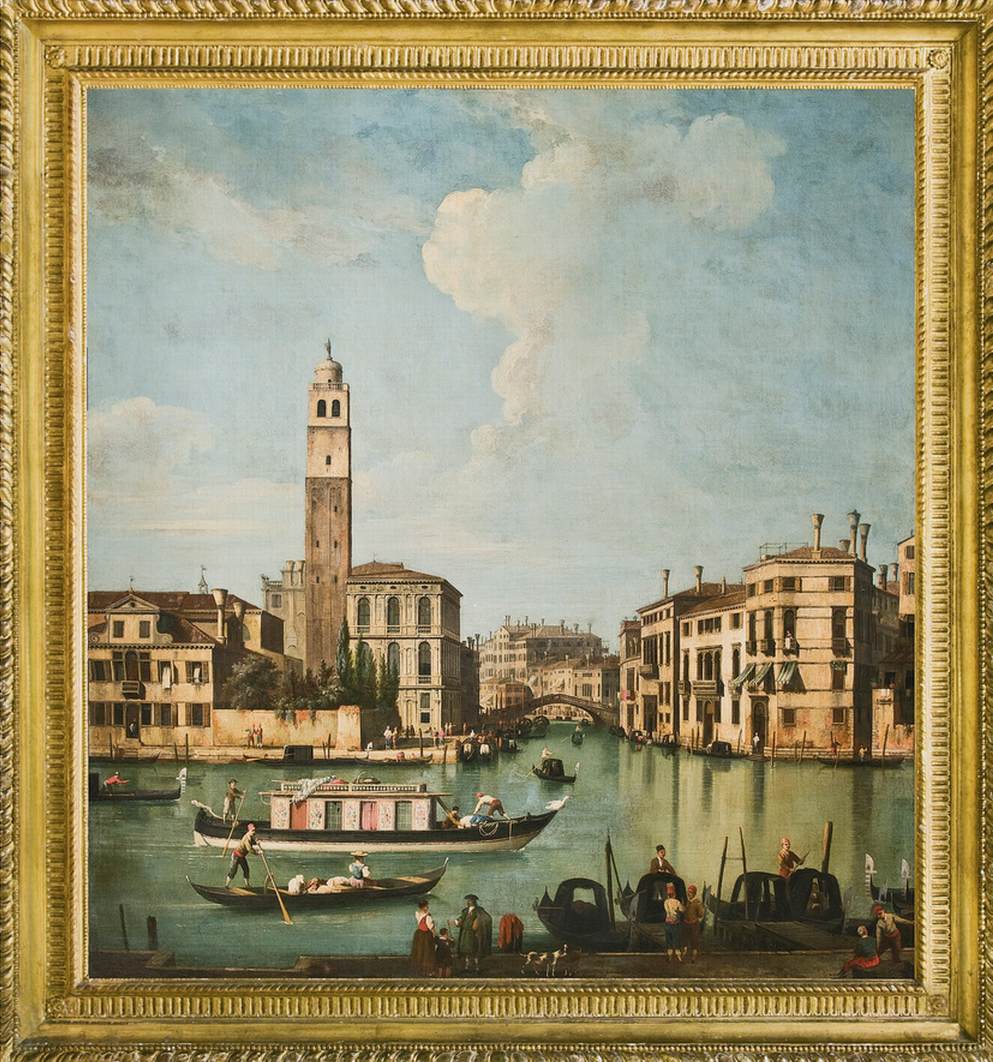 View of the Canal Grande by CIMAROLI, Giovanni Battista