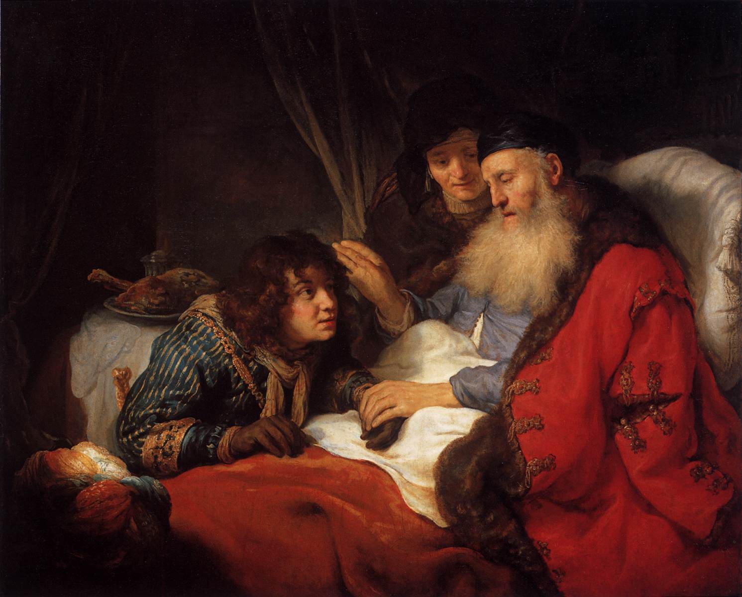 Isaac Blessing Jacob by FLINCK, Govert Teunisz.