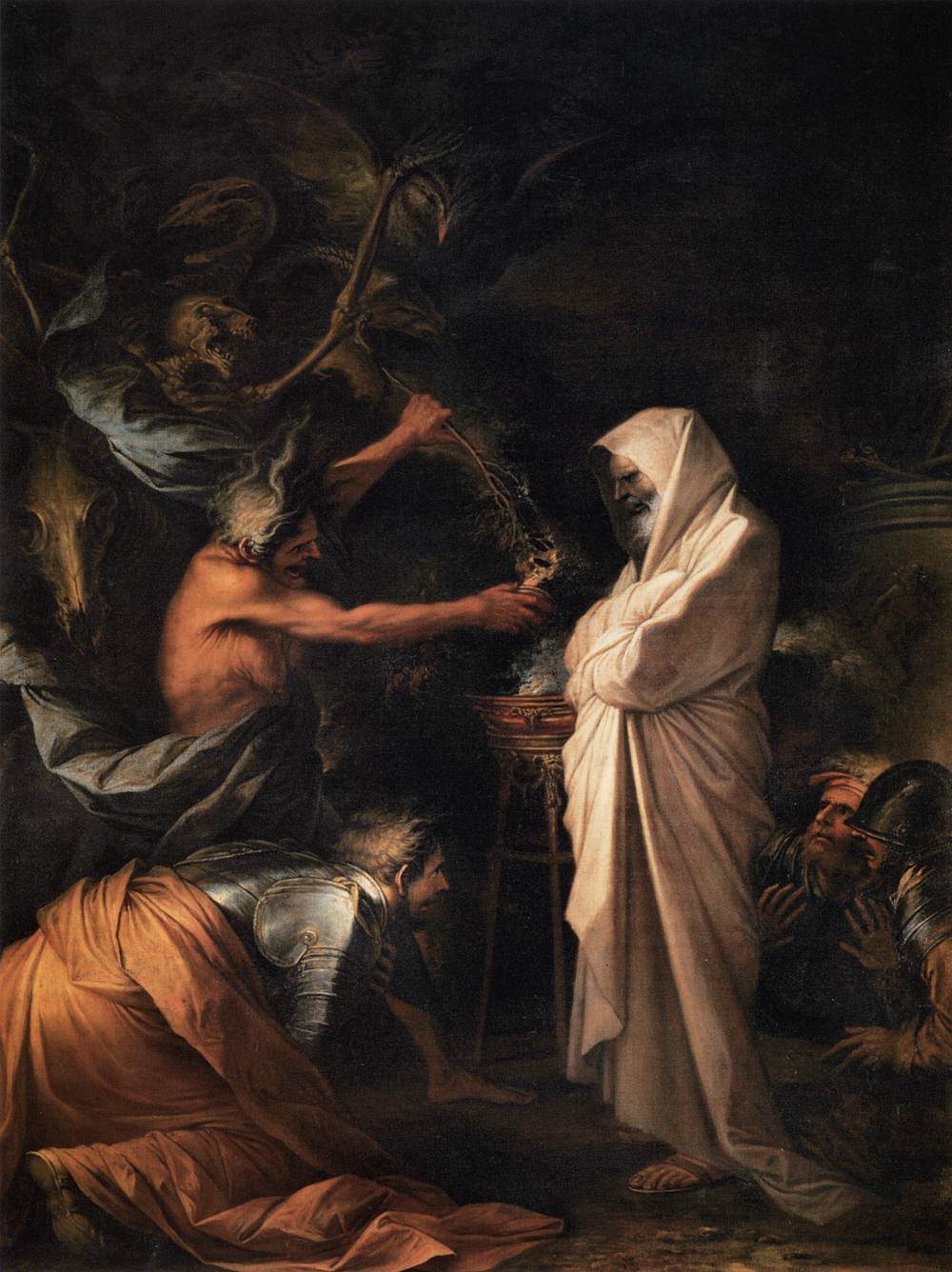 The Shade of Samuel Appears to Saul by ROSA, Salvator