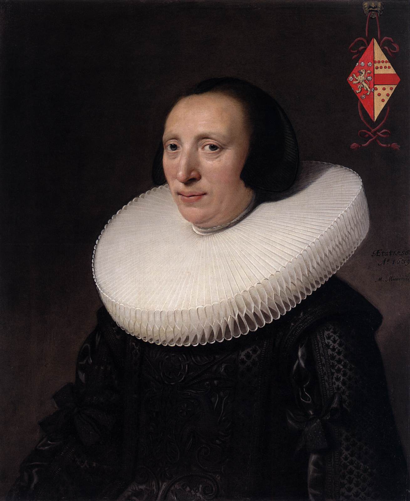 Margarthe van Clootwijk, Wife of Jacob van Dalen by MIEREVELD, Michiel Jansz. van