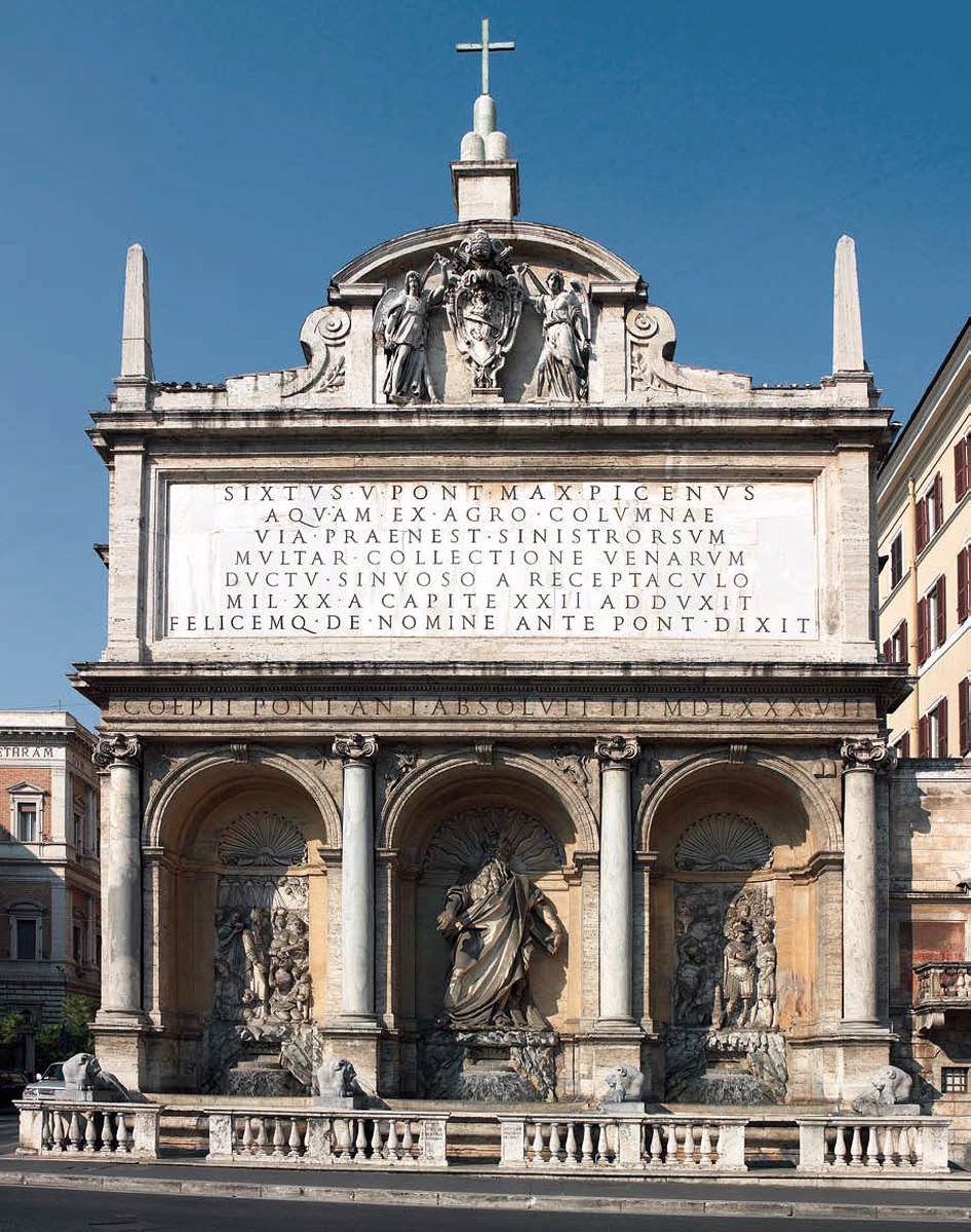 Fontana dell'Acqua Felice (Moses Fountain) by FONTANA, Domenico