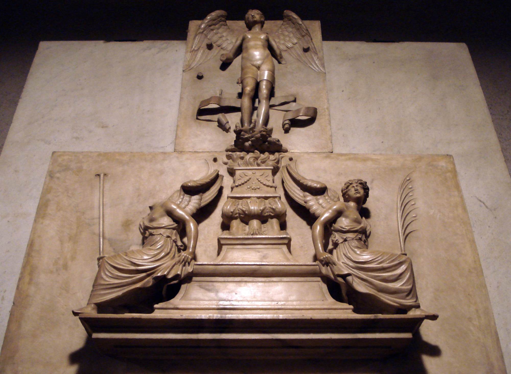 Funerary Monument to Lancino Curzio (detail) by BAMBAIA