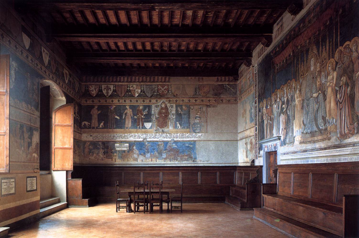 View of the Sala del Consiglio by