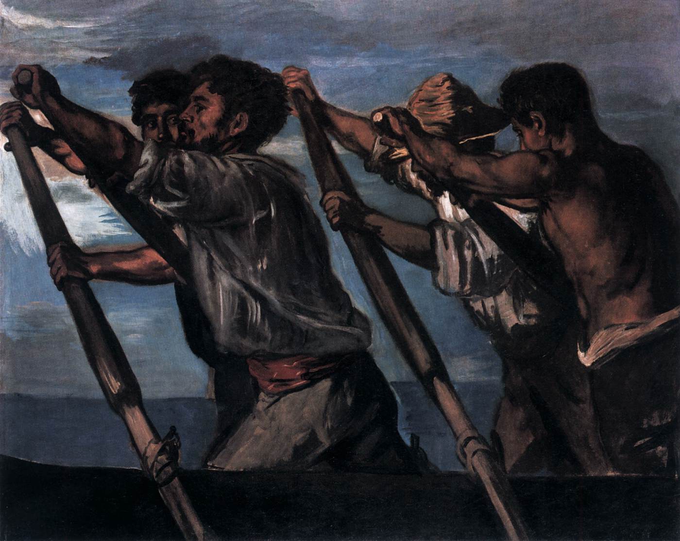 The Oarsmen by MARÉES, Hans von