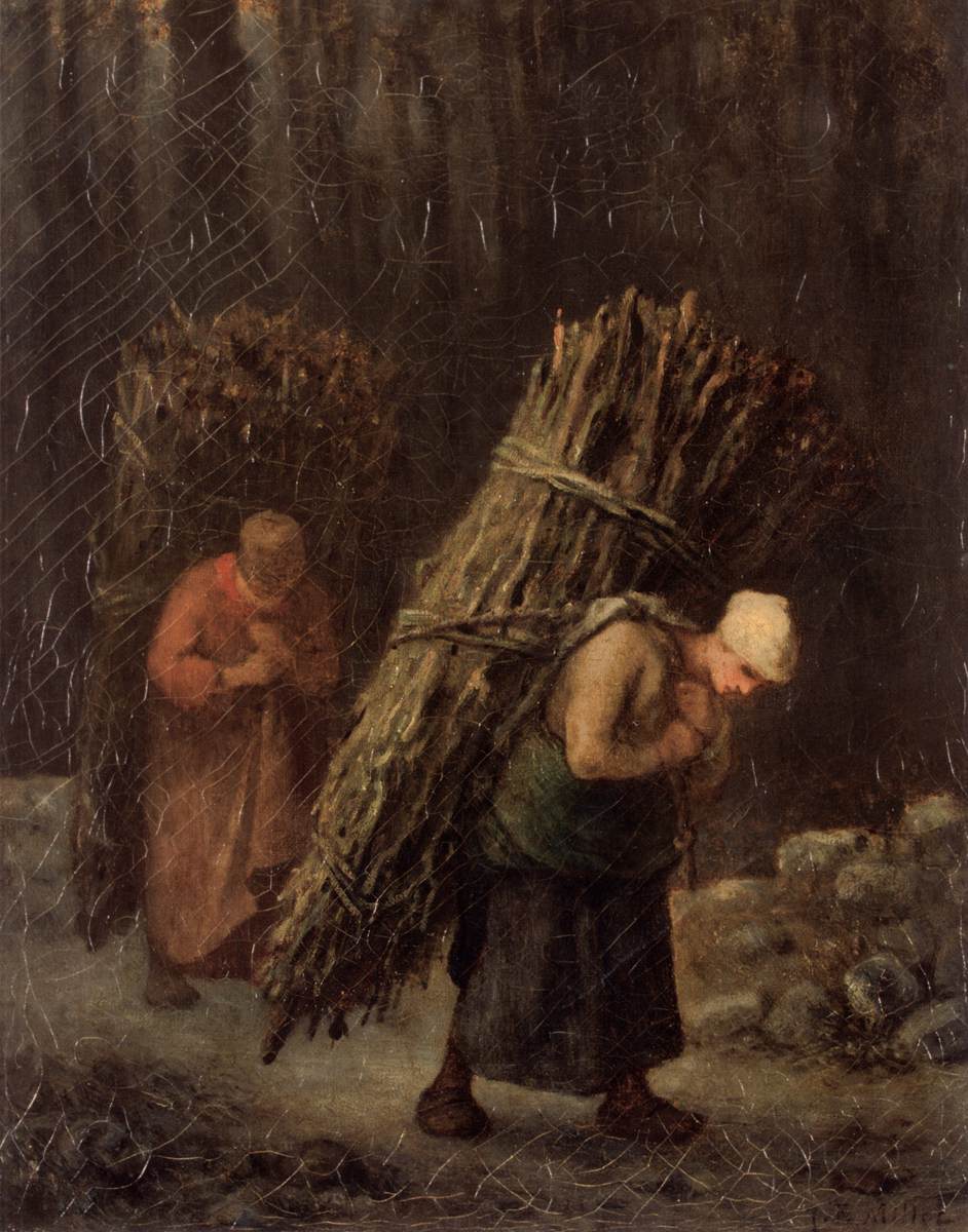 Peasant-Girls with Brushwood by