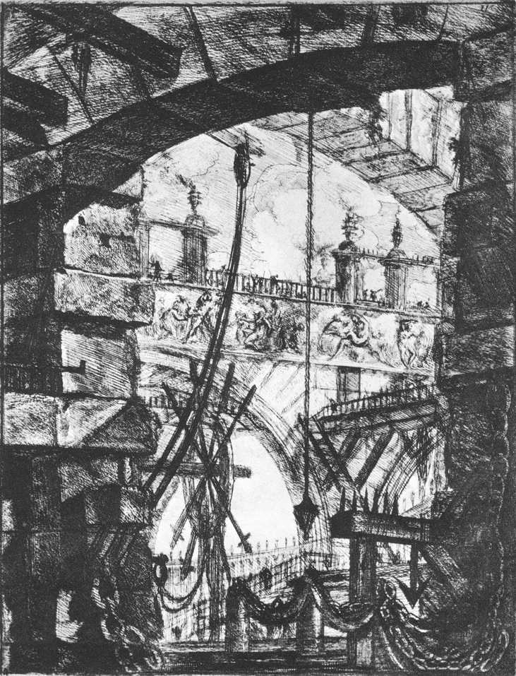 The Prisons (plate IV) by PIRANESI, Giovanni Battista