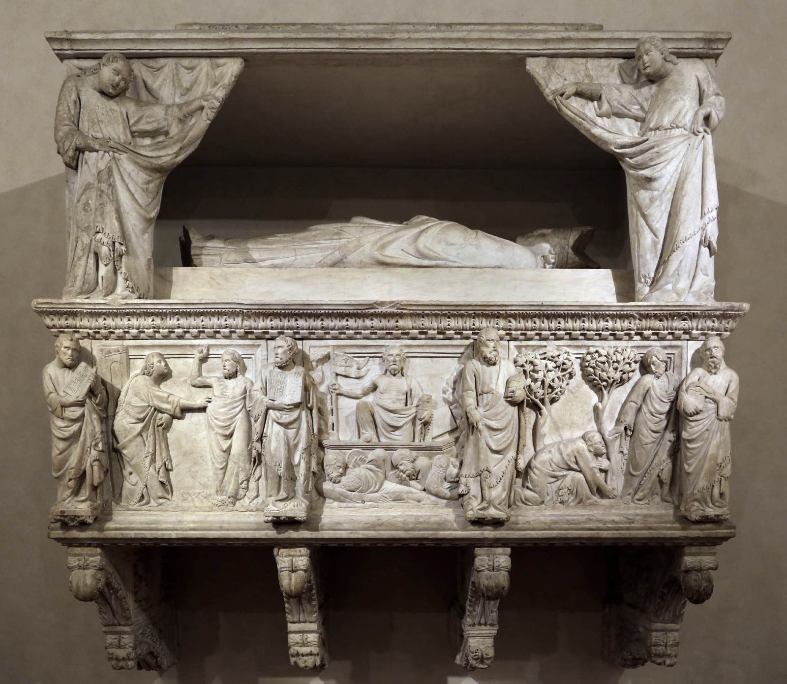 Tomb of Gastone della Torre by TINO DI CAMAINO