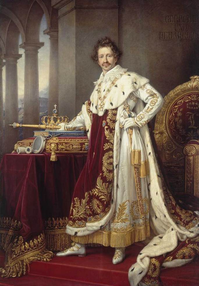 King Ludwig I in his Coronation Robes by