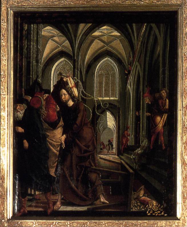 St Wolfgang Altarpiece: Purification of the Temple by PACHER, Michael