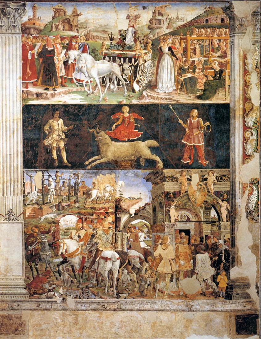 Allegory of March: Triumph of Minerva by