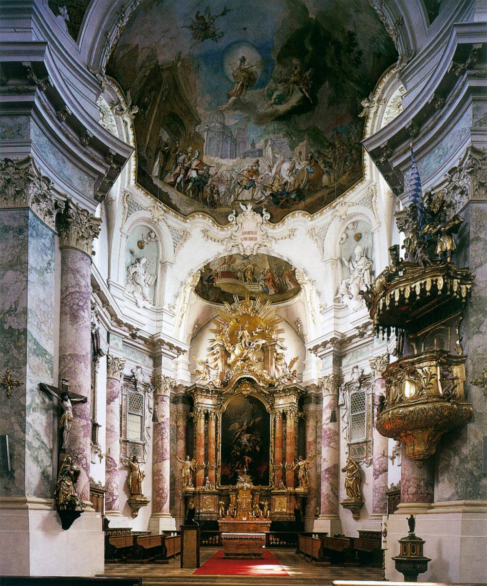 Interior view by FISCHER, Johann Michael