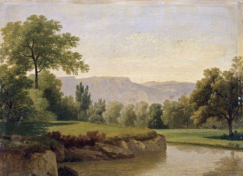 River Landscape by TÖPFFER, Adam-Wolfgang