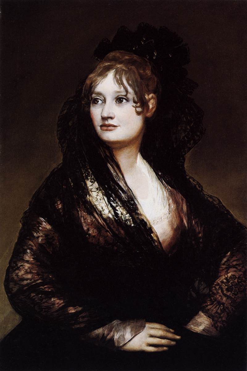 Doña Isabel de Porcel by GOYA Y LUCIENTES, Francisco de