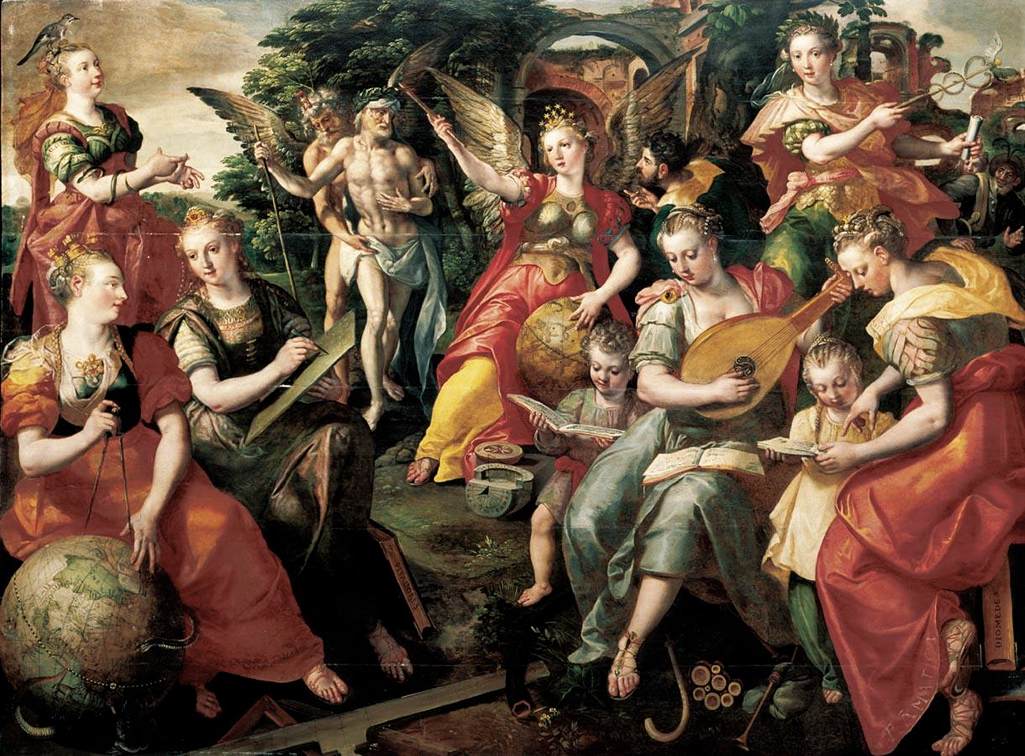 Allegory of the Seven Liberal Arts by VOS, Marten de