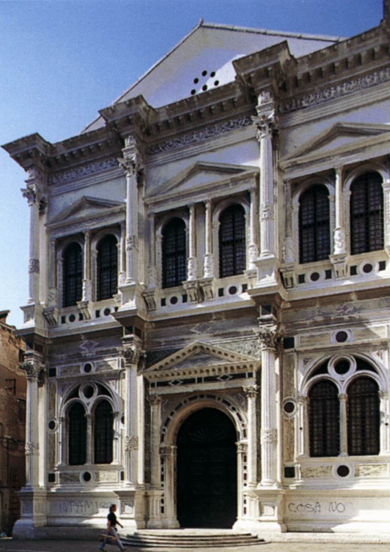 Scuola Grande di San Rocco: Façade by SCARPAGNINO