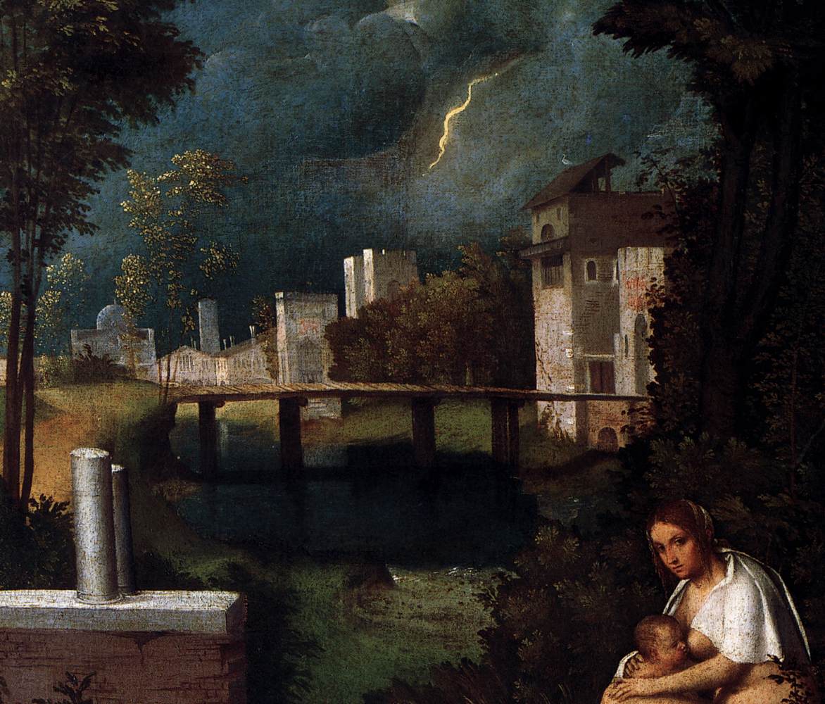 Tempest (detail) by GIORGIONE