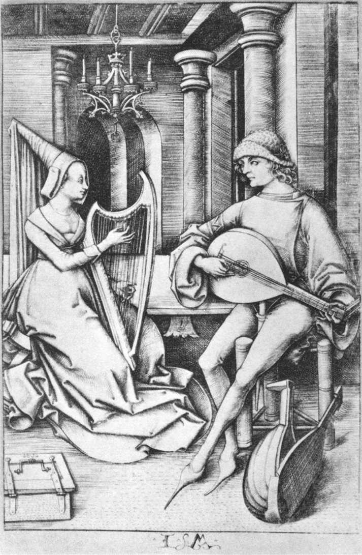 The Lute Player and the Harpist by