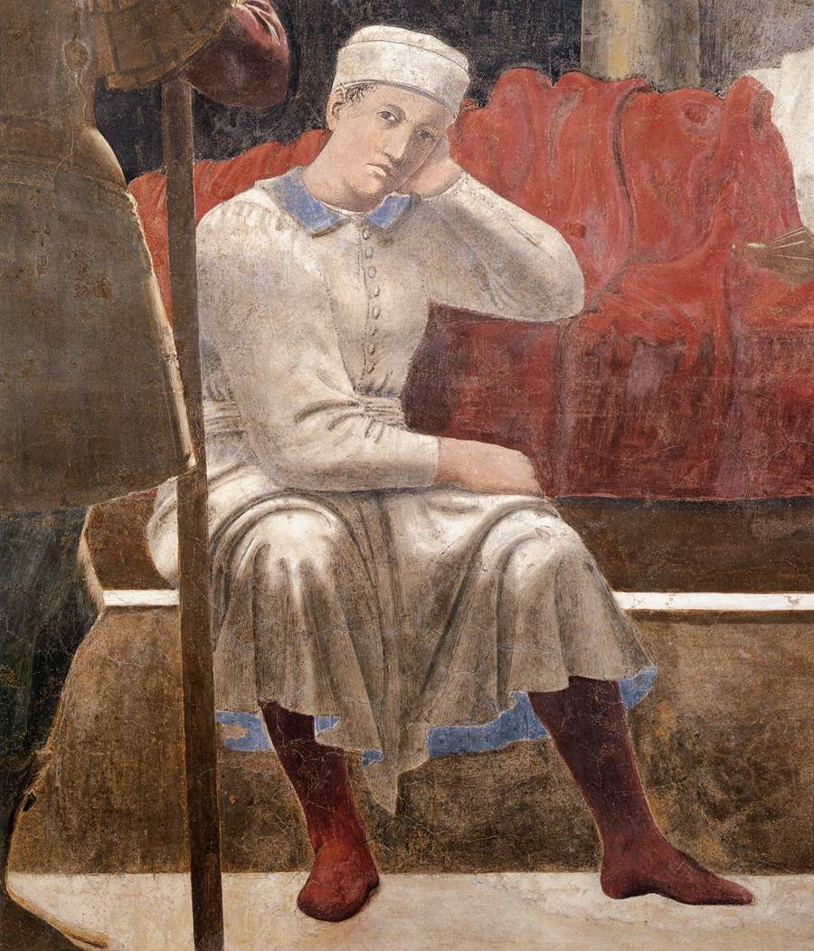 4. Vision of Constantine (detail) by PIERO DELLA FRANCESCA