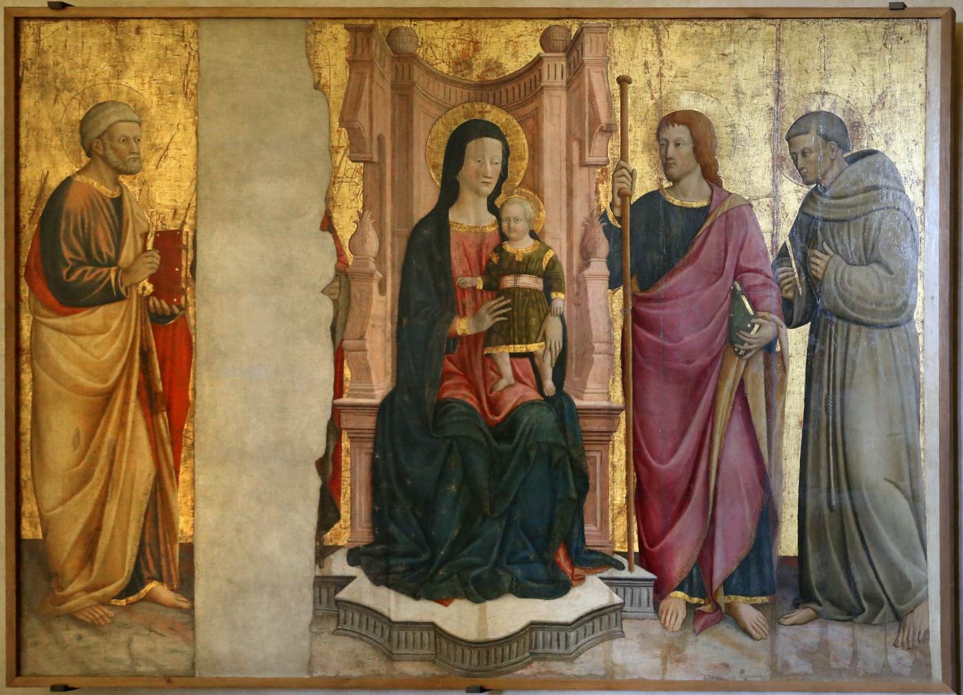 Madonna with Child and Four Saints by SCHIAVO, Paolo