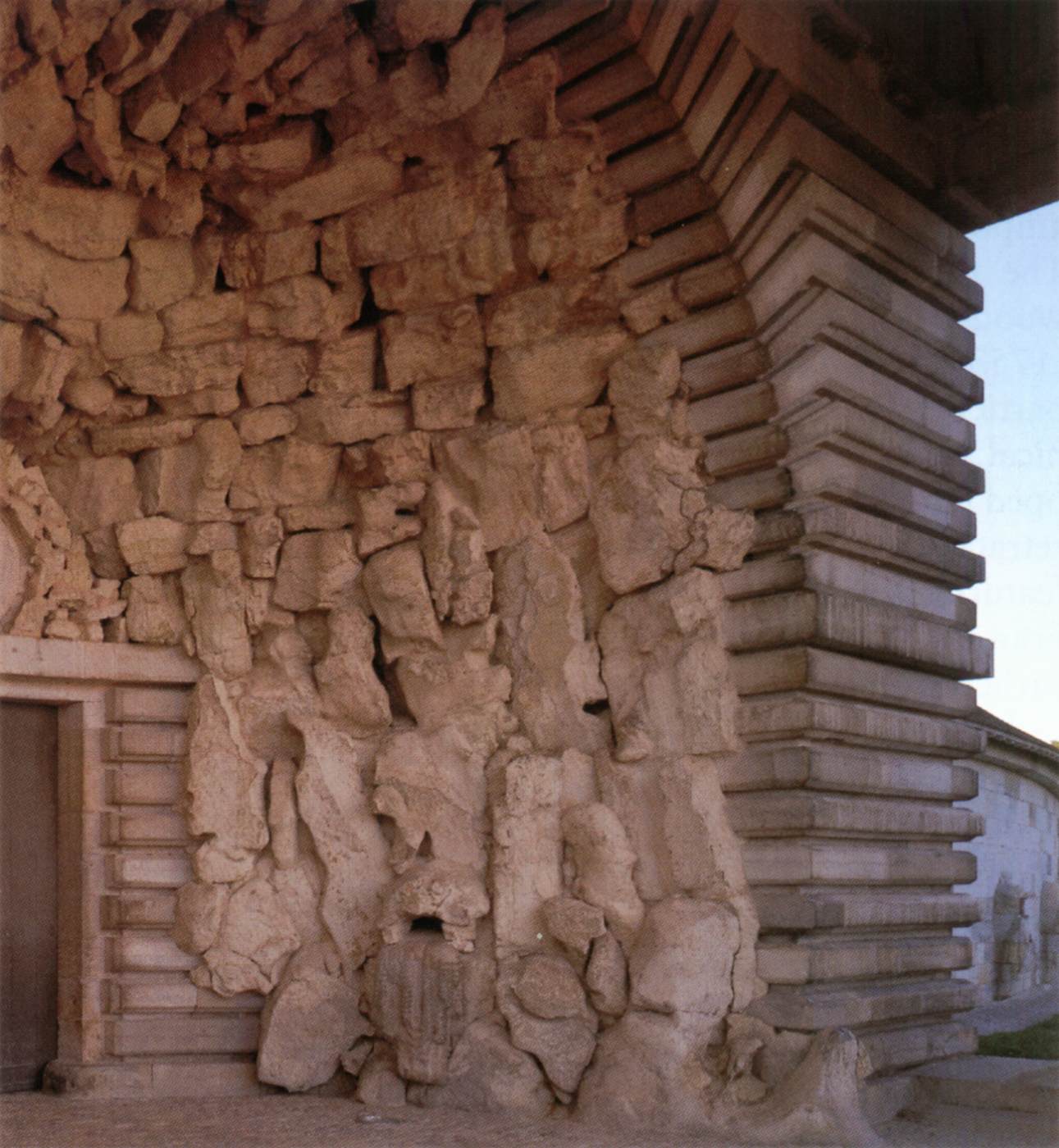 Grotto wall (detail) by LEDOUX, Claude-Nicolas