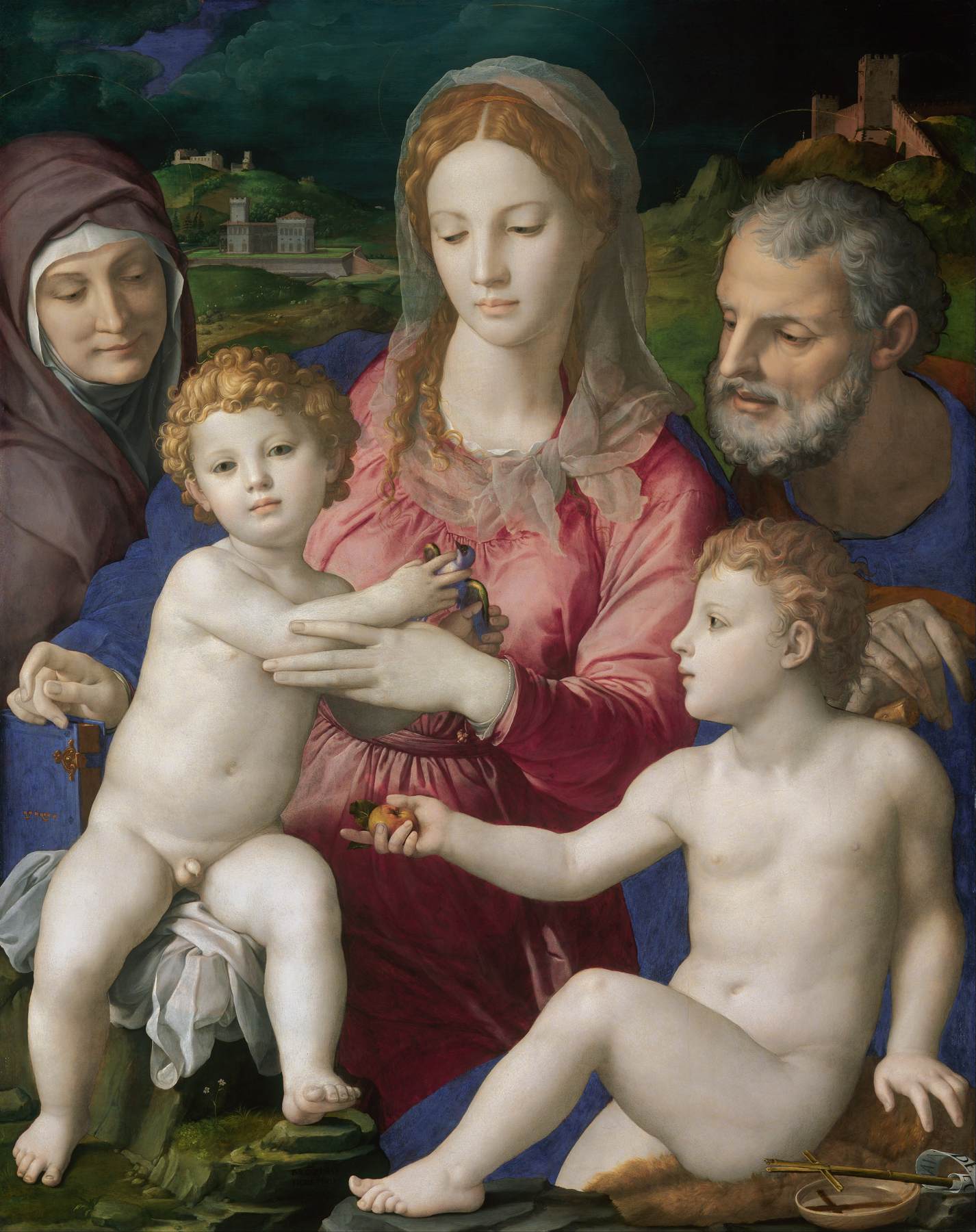 Holy Family with St Anne and the Infant St John by