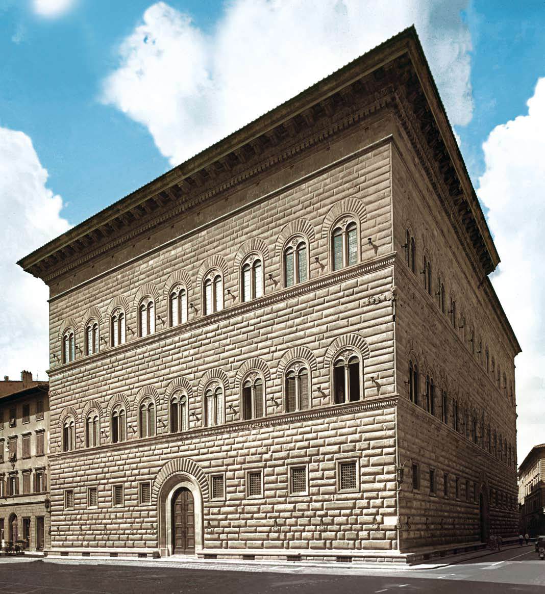 Palazzo Strozzi: Façade and right side by CRONACA