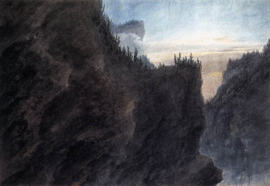 Entrance to the Valley of Grande Chartreuse in Dauphiné by COZENS, John Robert