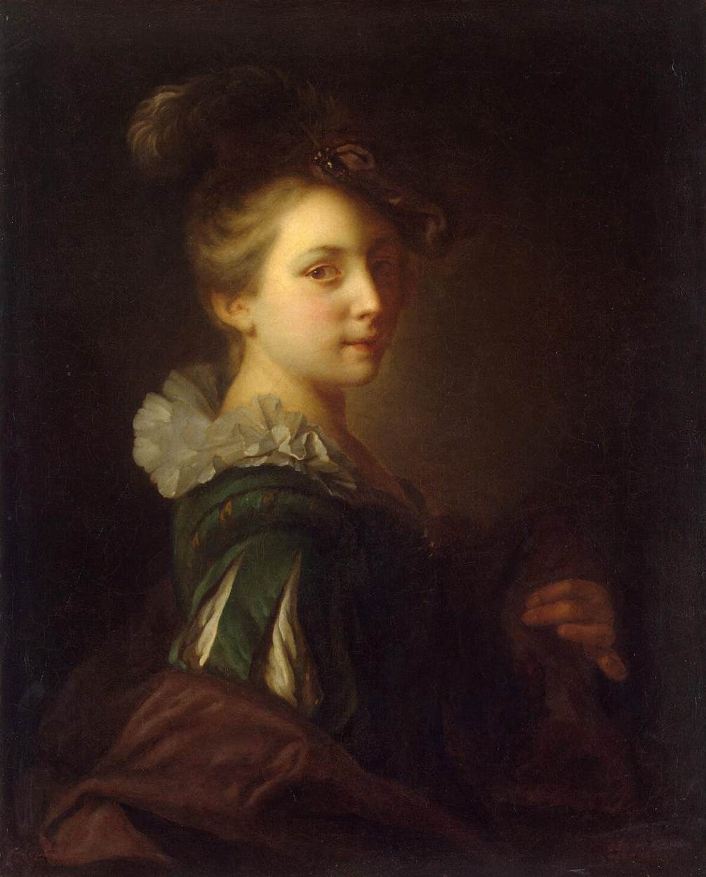 Young Woman in Theatrical Costume by