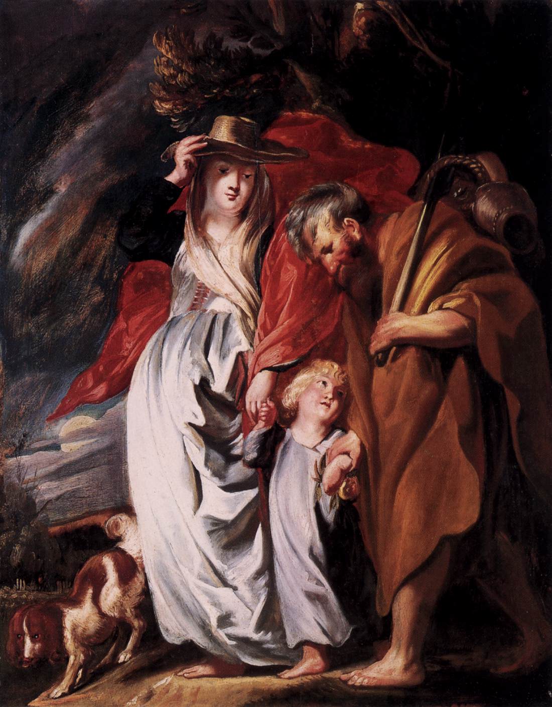 Return of the Holy Family from Egypt by JORDAENS, Jacob