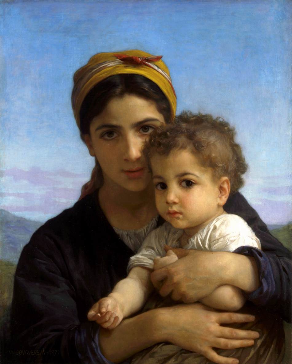 Girl with a Child by