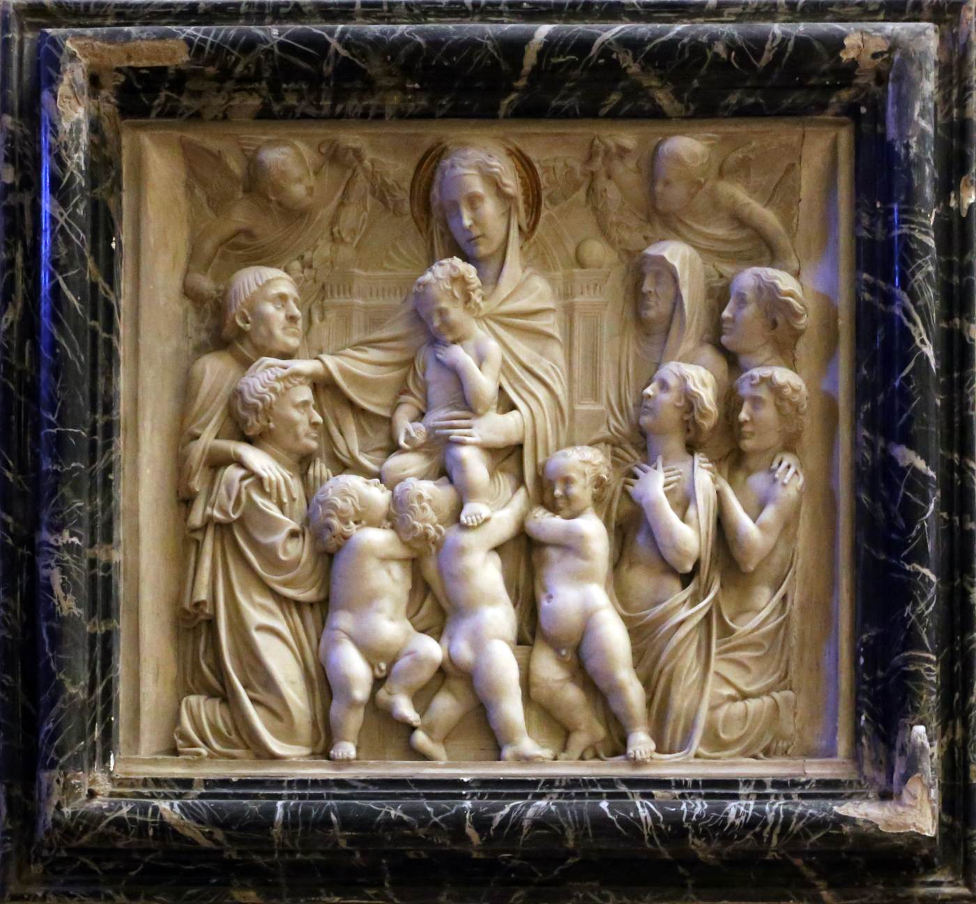 Monument to Bartolomeo Aragazzi: Relief by