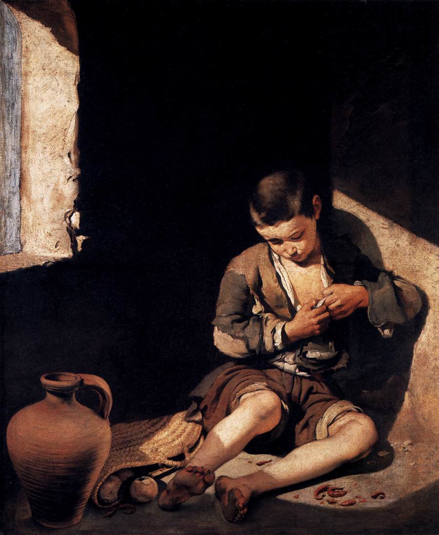 The Young Beggar by MURILLO, Bartolomé Esteban