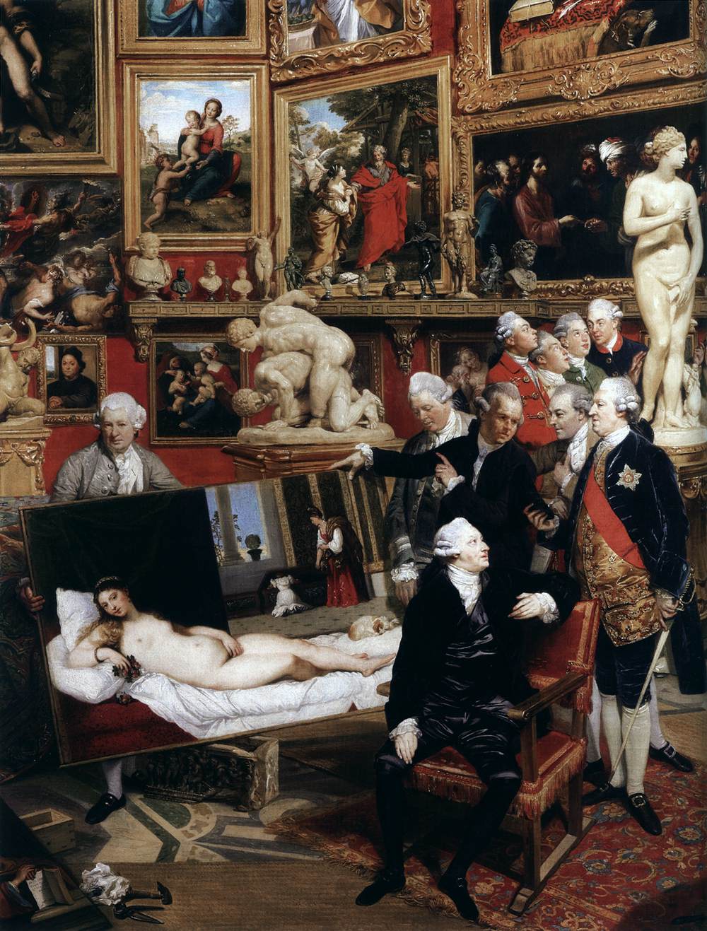 The Tribuna of the Uffizi (detail) by