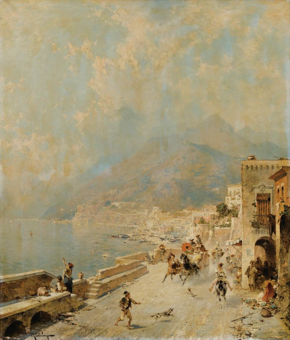 View of the Amalfi Coast by