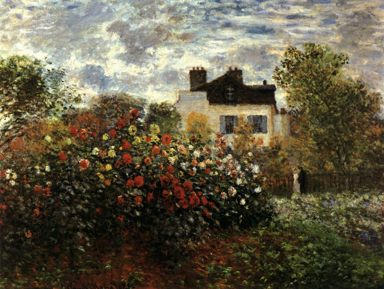 Monet's Garden at Argenteuil by MONET, Claude