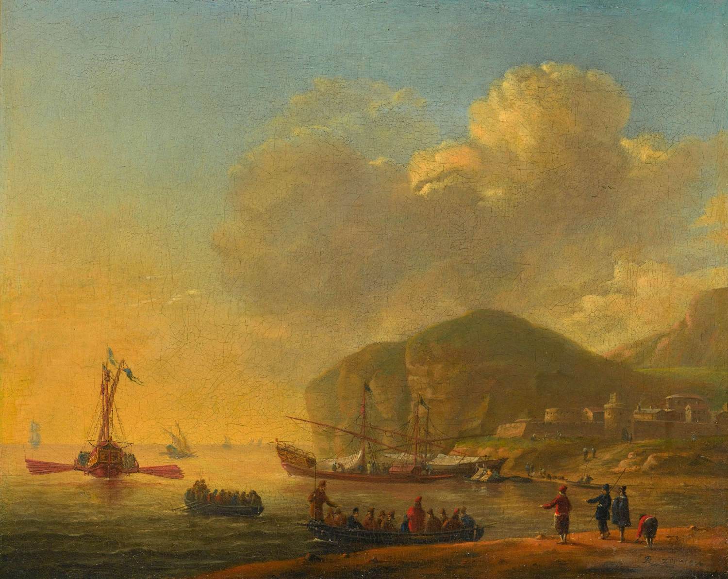 Shipping before a Mediterranean Coast by NOOMS, Reiner