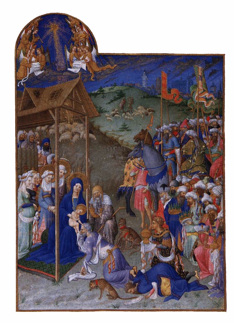 Les très riches heures du Duc de Berry by LIMBOURG brothers (Herman, Jean, Paul)